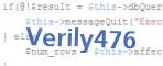 verification code